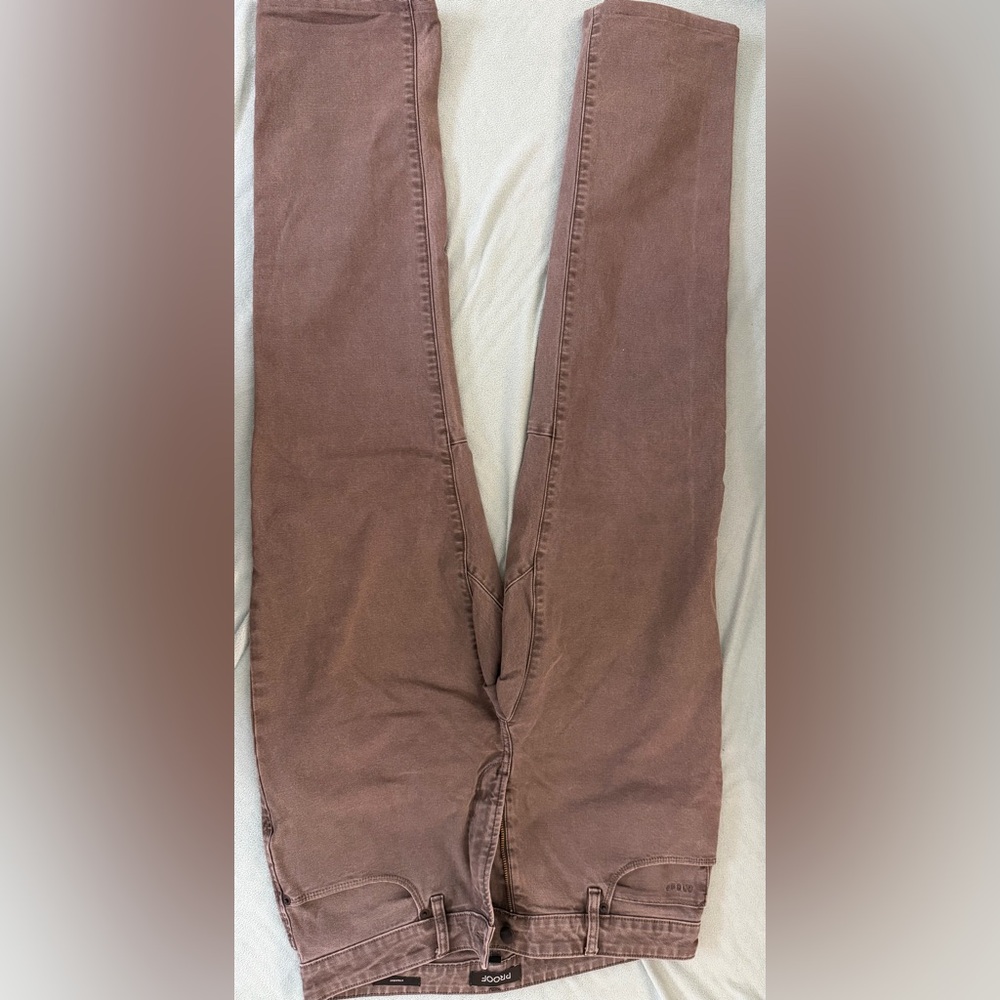 Huckberry proof rover straight leg  gray canvas pants 32x32